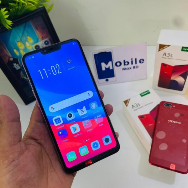 Oppo A3s…..6/128 GB…..6,499 TK