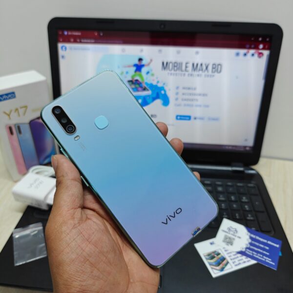 Vivo Y17…..8/256 gb…..8000 tk